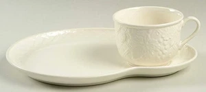 Mikasa English Countryside White Snack Plate & Cup 2191184 - Picture 1 of 1