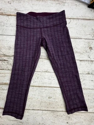 Lululemon purple gray zig zag leggings full length  Not Sure Of Size - Image 1 of 4