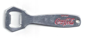 Schwerlast "DRINK Coca-Cola" Flaschenöffner: Englische & koreanische Markierungen Edelstahl - Bild 1 von 2