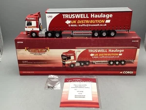 LKW Modell 1:50 Corgi CC13617 DAF CF Curtainside Truswell Haulage mit OVP - Bild 1 von 16