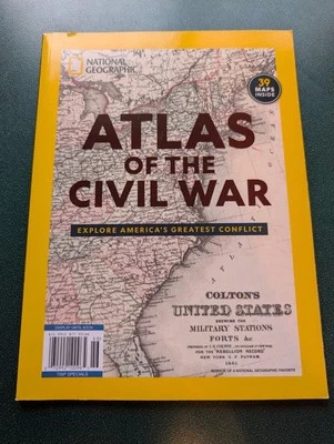 ATLAS OF THE CIVIL WAR 2024 NATIONAL GEOGRAPHIC SPECIAL Magazine - Image 1 of 4