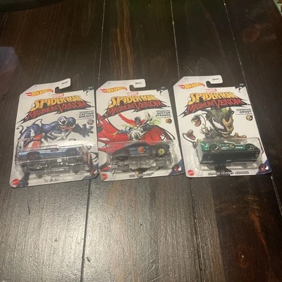 2020 Hotwheels Marvel Spiderman Maximum Venom lot of 3 new Groot Captain Strange - Image 1 of 4