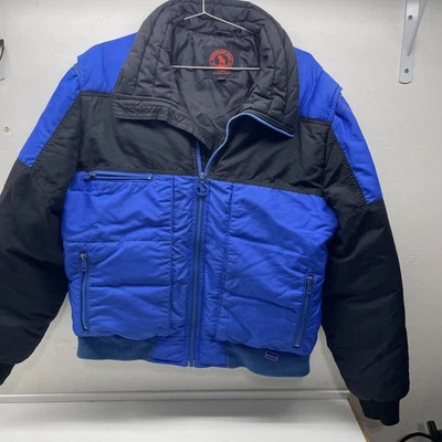 Vintage Mountain Goat by White Stag Men's Large Down Skiwear Mid 1980S Jacket - Image 1 of 4