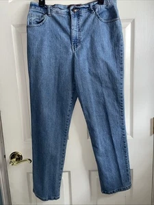 Gloria Vanderbilt Women's 14P Average Amanda Jeans Blue Medium Wash NOTE - Picture 1 of 8