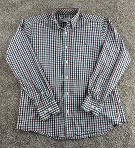 Onward Reserve Shirt Men's Medium Plaid Long Sleeve Button Up Preppy - Picture 1 of 7