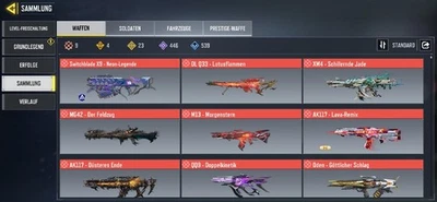 Call Of Duty Mobile Account  - 9 mythische Waffen 23  legendäre Waffen - Bild 1 von 4