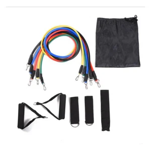 11 PCS Resistance Exercise Band Set 42" Long 1/2'' diameter - Picture 1 of 5