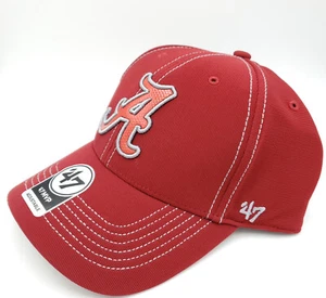 Cappello Alabama Crimson Tide Nuovo Logo Regolabile Rosso '47 Marca MVP - Foto 1 di 4