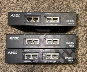 AMX PDXL-2 FG1090-170, Dual Power over DXLink Controller, Good Cond. Lot Of 3 - Picture 1 of 5