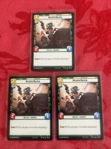 3x Star Wars Unlimited - Ryloth Militia - 108/257 ToR x3 - Picture 1 of 6