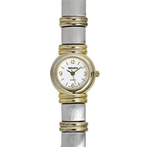 Gruen Vintage Ladies Two Tone Wrist Watch 1990s Japan Made - Picture 1 of 10