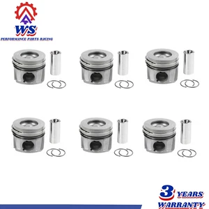 6 Pistons For Land Rover Range Discovery Jaguar XF 306DT TDV6 3.0T Diesel 09-22 - Bild 1 von 6