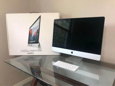 Apple iMac 27in (1TB SSD, Intel Core i5 3.2GHz) includes Apple keyboard & mouse - Image 1 of 4