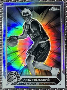 2023-24 Topps Chrome Negative Refractor Peja Stojakovic #8 SSP - Picture 1 of 2