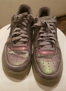 Nike Air Force 1 07 LV8 Iridescent Stealth Anthracite 718152-019 🔥RARE Sz 10.5 - Picture 1 of 10