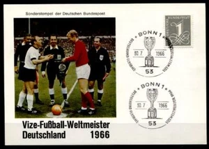 Fußball.WM-1966.Endspiel.Deutsche Nationalmannschaft.Sond-karte(2).SoSt.BRD 1966 - Bild 1 von 2