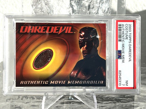 Ben Affleck Topps Marvel Daredevil Authentic Movie Memorabilia Costume Relic PSA