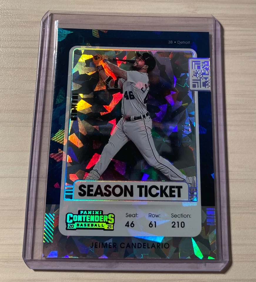 Jeimer Candelario 2021 Panini Contenders Cracked Ice /23 #78 - Image 1 of 2