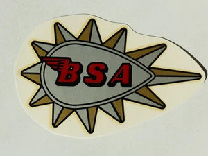 BSA Schriftzug Wasserabziehbild Abziehbild links, 139x88 mm, 01030B - Bild 1 von 1