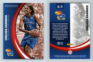 Chelsea Gardner #20 Kansas Jayhawks Collegiate 2016 Panini Trading Card
