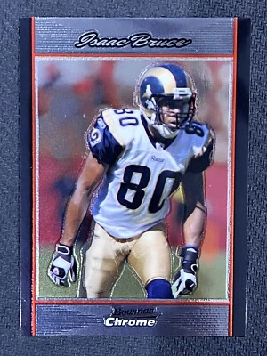 2007 Bowman Chrome Football Isaac Bruce St. Louis Rams BC159 - Image 1 of 2
