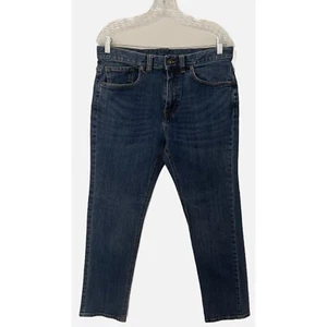 Prana Jeans Men’s 33x28 Blue Straight Fit Organic Cotton Stretch Pocket - Picture 1 of 11