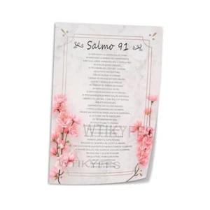 Salmo 91 En Español Para Pared Poster Cuadros 16x24inch(40x60cm) Unframe-style - Picture 1 of 8