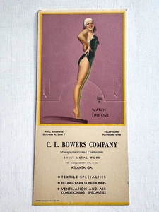 Calendario pubblicitario Pinup Girl Popout anni '40 - Guarda questo subacqueo di Earl Moran - Foto 1 di 4