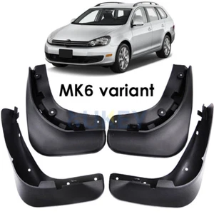 XUKEY Set Mud Flaps Splashs Guards For VW Jetta Sportwagen Golf MK6 Variant 10- - Picture 1 of 7