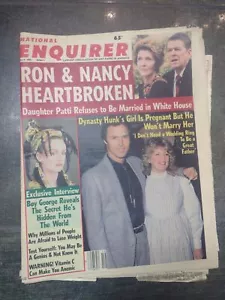 VTG National Enquirer Tabloid May 8 1984, Ron and Nancy heartbroken - Foto 1 di 2