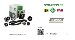 Ina Kit distribuzione + Pompa Acqua Renault Laguna II 1.9 DCi - Imagen 1 de 1