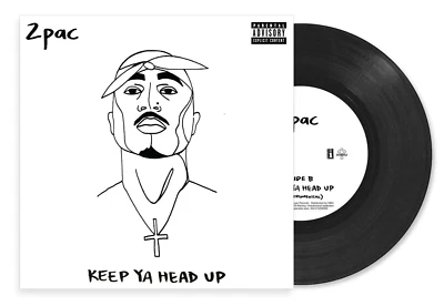 2PAC 45 RPM 7" - Keep Ya Head Up LIMITED!!! - Image 1 of 3