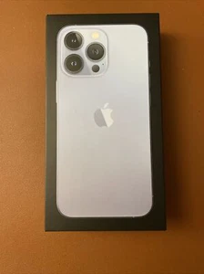 iphone 13 Pro Blue BOX 256 GB W/Stickers, Sim Card Punch Removal tool NO PHONE - Photo 1 sur 5