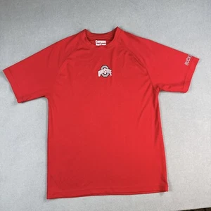 Ohio State Buckeyes T-Shirt Mens M Red Performance T OSU Logo Campus Heritage - Picture 1 of 7