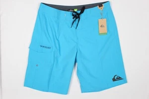 Quiksilver Men's Everyday 21" Cargo Board Shorts Solid Blue BMJ0 DryFlight - Picture 1 of 4