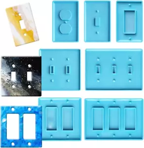 Light Switch Cover Resin Molds,Switch Socket Panel Plaster Mold for Epoxy Resin - Picture 1 of 7