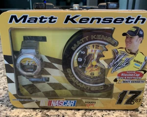 2004 Roush Racing Matt Kenseth Clock & Watch Set NIP - Picture 1 of 4