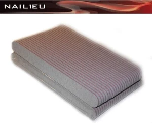 SET 50 x NAGELFEILEN 100/180 zebra gerade, 20mm/180mm, 50er PACK, 50 Stück Feile - Picture 1 of 2