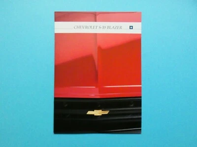 Prospekt / Katalog / Brochure - Chevrolet S-10 Blazer - 1992 - Imagem 1 de 4