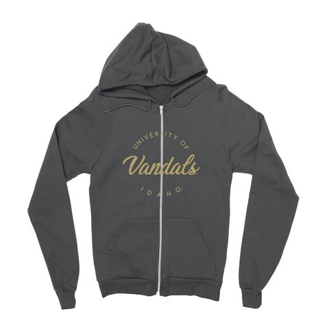 Venley Official NCAA University of Idaho Vandals Zip Hoodie Cover