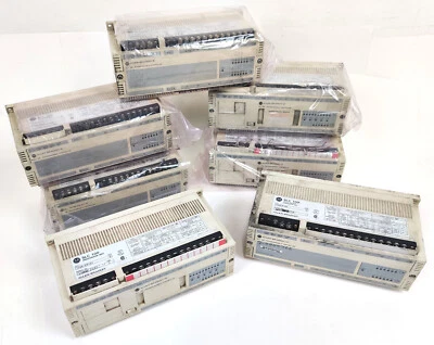 Allen Bradley SLC 100 PLC Programmable Controller 1745-LP101 ser D & C Lot of 7 - Image 1 of 4