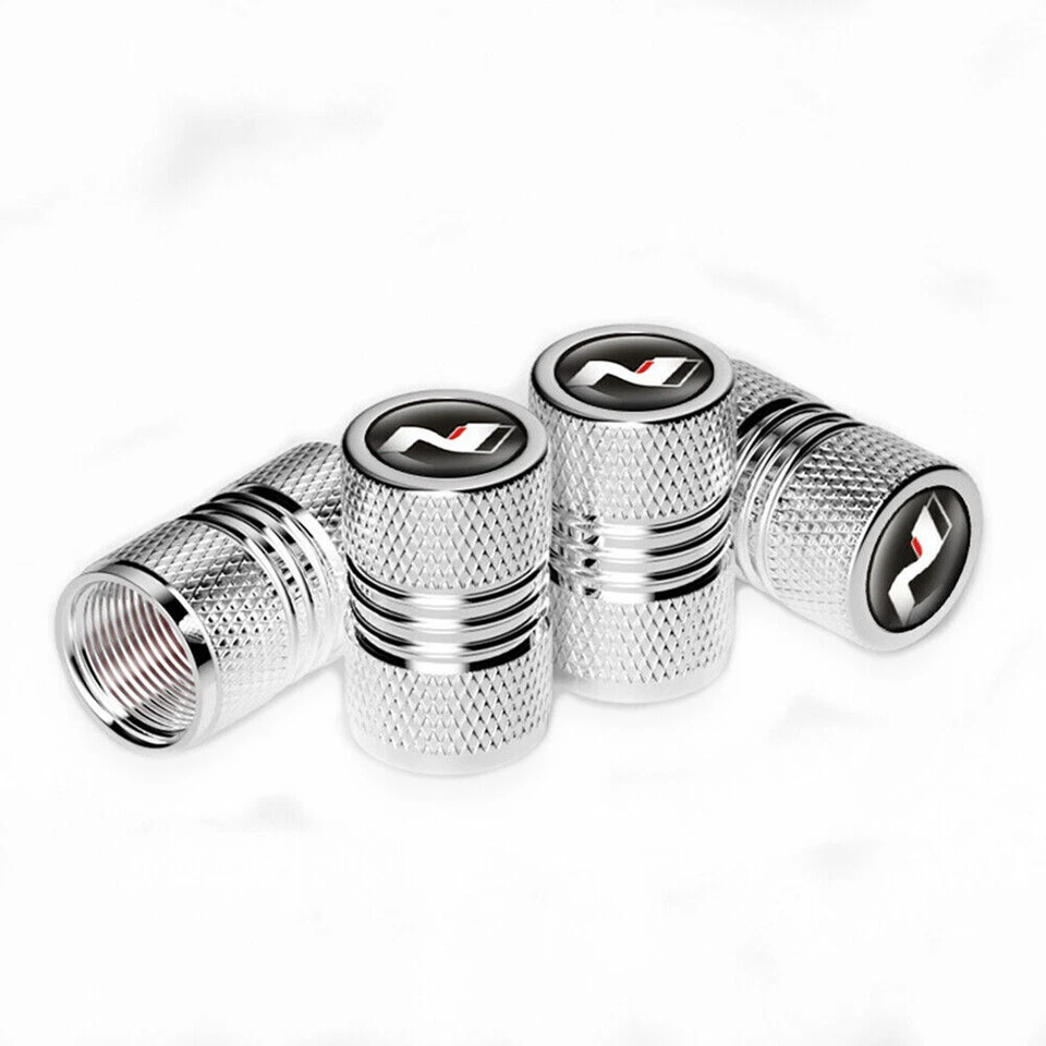 4 Pcs Universal Chrome Metal Car Wheel Tire Valve Stem Caps Cover - Image 1 of 2
