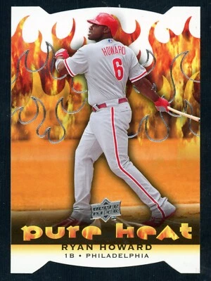 2010 Upper Deck Pure Heat штампованная вставка #PH13 Ryan Howard Philadelphia Phillies - Изображение 1 из 2