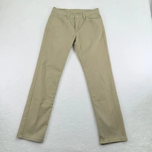 Levis 511 Jeans Mens 28x30 (Act 29x28) Beige Slim Fit All Season Tech Stretch - Picture 1 of 17