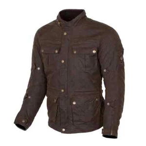 Chaqueta de motociclismo Merlin Yoxall II cera para hombre - oliva - Imagen 1 de 7