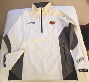 Iowa State Cyclones White/Gray Pullover Large Jacket NEW - Picture 1 of 5