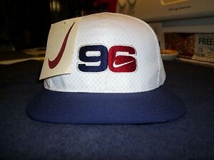 NIKE 96 OLYMPICS HAT ONE SIZE SNAPBACK ULTRA RARE! CLASSIC NEW/W/T 90'S VINTAGE!