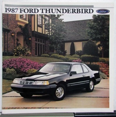 1987 Ford Thunderbird Sport LX Turbo Coupe Особенности Продажи Брошюра ПЕРЕСМОТРЕНА - Изображение 1 из 4