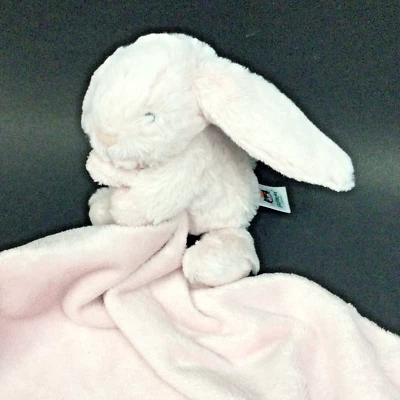 EUC Jellycat Bashful PINK Bunny Rabbit Baby 13.5" Security Blanket Lovey Plush - Image 1 of 4