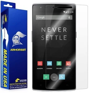 [2 Pack] ArmorSuit MilitaryShield OnePlus 2 Anti-Bubble Clear Screen Protector - Picture 1 of 6